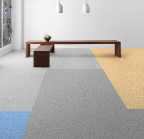 PVC commercial roll flooring is mainly suitable for large-scale project construction.